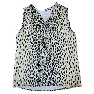 J. Crew Leopard Print Tank Blouse Size 2